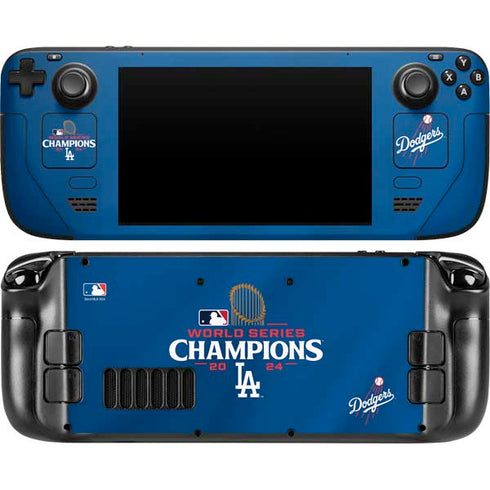 2024 World Series Champions Los Angeles Dodgers Steam Deck Handheld Gaming Computer Skin