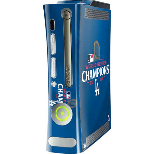 2024 World Series Champions Los Angeles Dodgers Xbox 360 (Includes HDD) Skin