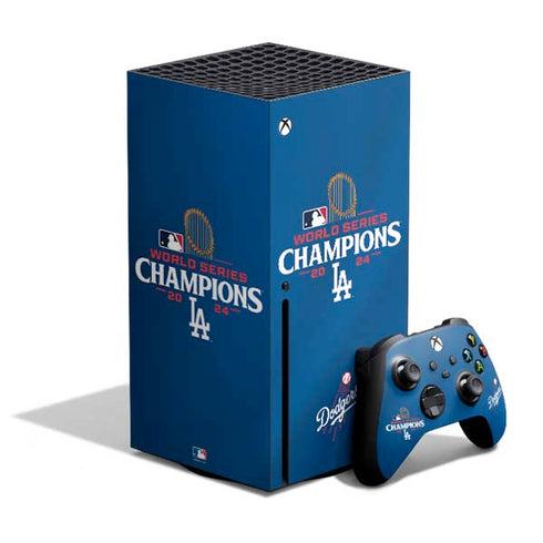 2024 World Series Champions Los Angeles Dodgers Xbox Series X Skins