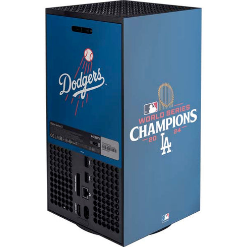 2024 World Series Champions Los Angeles Dodgers Xbox Series X Console Skin