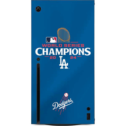 2024 World Series Champions Los Angeles Dodgers Xbox Series X Console Skin