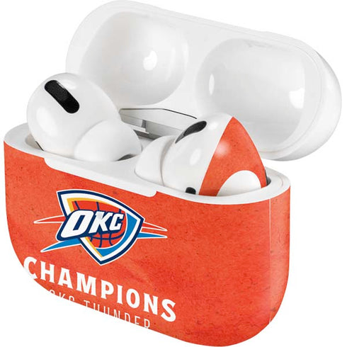 2025 NBA Champions Oklahoma City Thunder AirPods Skins