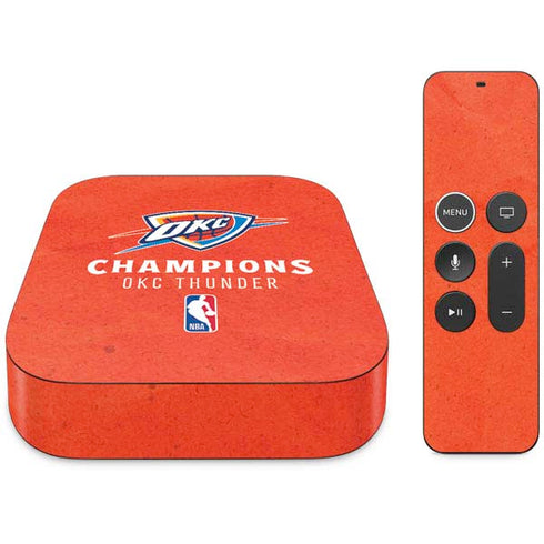 2025 NBA Champions Oklahoma City Thunder Apple TV Skin