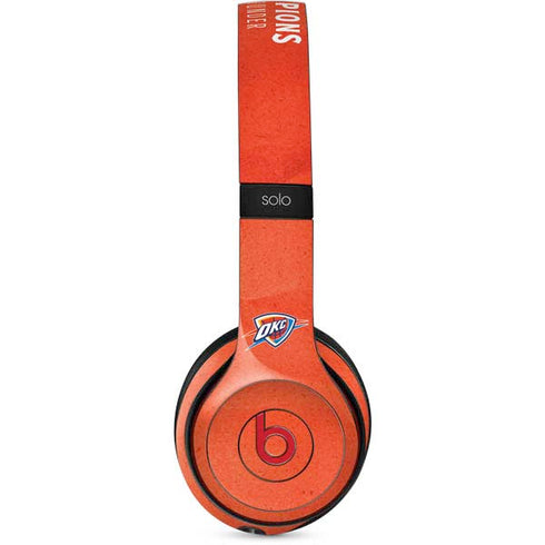 2025 NBA Champions Oklahoma City Thunder Beats Solo 2 Wireless Skin