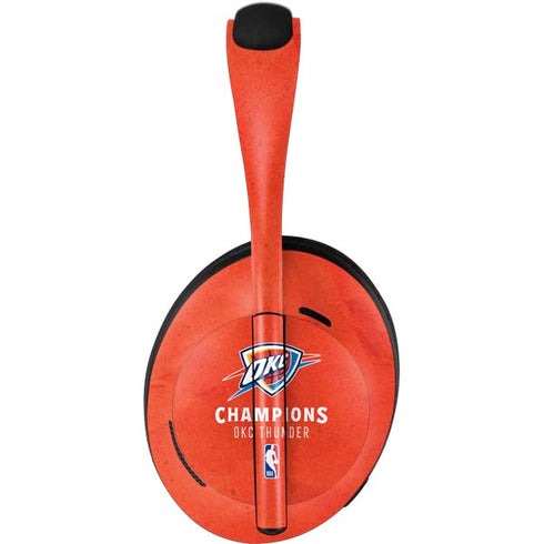 2025 NBA Champions Oklahoma City Thunder Bose Noise Cancelling Headphones 700 Skin