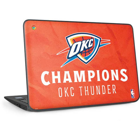 2025 NBA Champions Oklahoma City Thunder HP Chromebook Skin