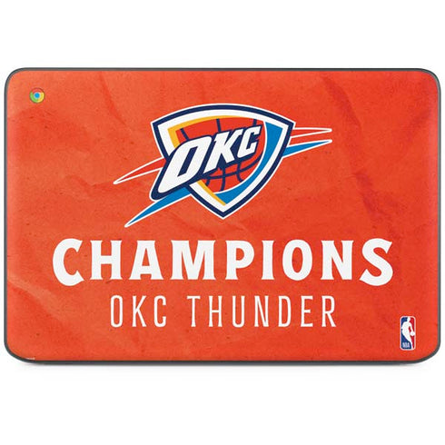 2025 NBA Champions Oklahoma City Thunder HP Chromebook Skin