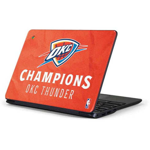 2025 NBA Champions Oklahoma City Thunder Samsung Chromebook Skin