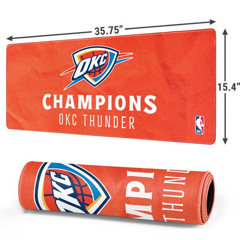 2025 NBA Champions Oklahoma City Thunder Gaming Mouse Pad
