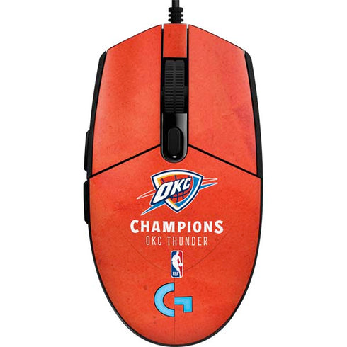 2025 NBA Champions Oklahoma City Thunder G203 Prodigy RGB Wired Gaming Mouse Skin