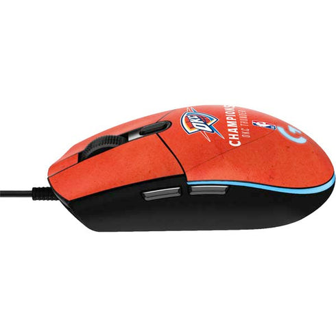 2025 NBA Champions Oklahoma City Thunder G203 Prodigy RGB Wired Gaming Mouse Skin