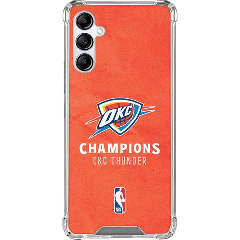 2025 NBA Champions Oklahoma City Thunder Gabb Phone 4 Clear Case
