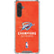 2025 NBA Champions Oklahoma City Thunder Galaxy A17 Clear Case