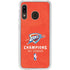 2025 NBA Champions Oklahoma City Thunder Galaxy A20 Clear Case