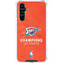 2025 NBA Champions Oklahoma City Thunder Galaxy A54 5G Clear Case