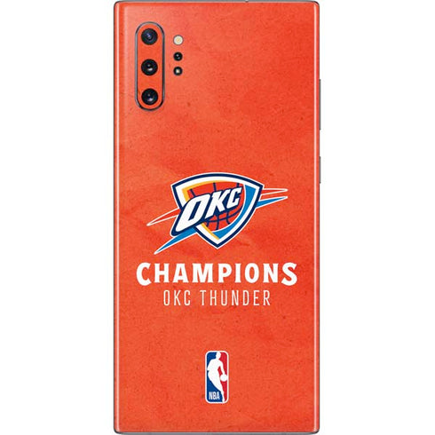 2025 NBA Champions Oklahoma City Thunder Galaxy Note 10 Plus Skin