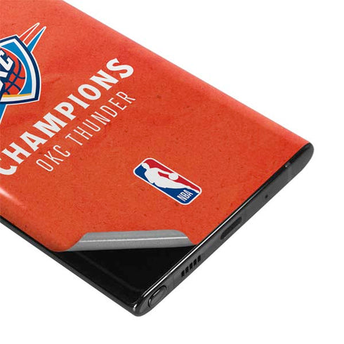 2025 NBA Champions Oklahoma City Thunder Galaxy Note 10 Plus Skin