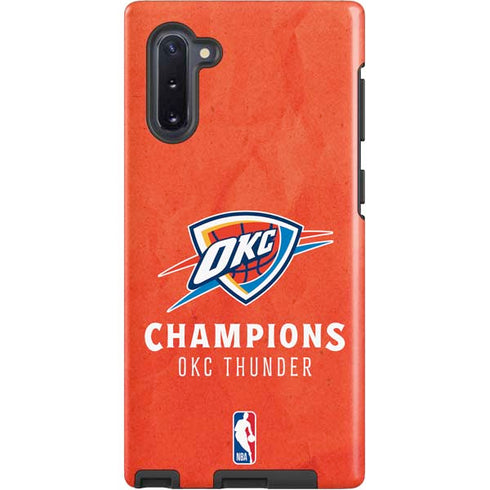 2025 NBA Champions Oklahoma City Thunder Galaxy Note 10 Pro Case