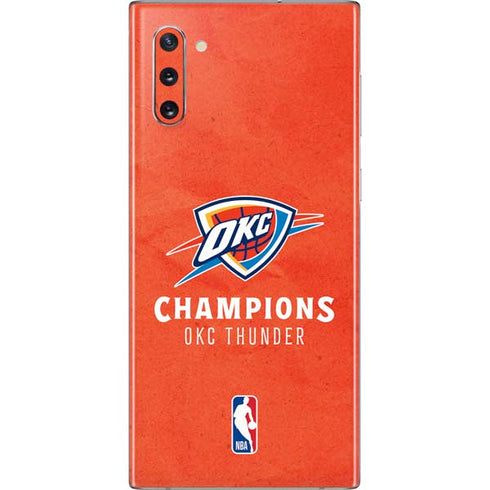2025 NBA Champions Oklahoma City Thunder Galaxy Note 10 Skin