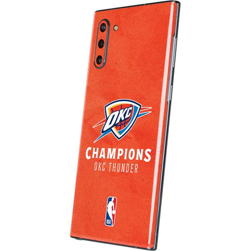 2025 NBA Champions Oklahoma City Thunder Galaxy Note 10 Skin