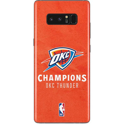 2025 NBA Champions Oklahoma City Thunder Galaxy Note 8 Skin