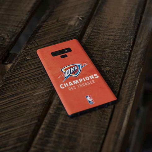 2025 NBA Champions Oklahoma City Thunder Galaxy Note 9 Skin