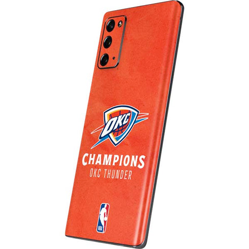 2025 NBA Champions Oklahoma City Thunder Galaxy Note20 5G Skin