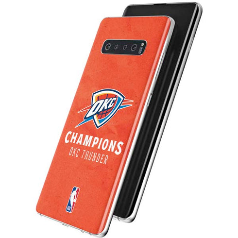 2025 NBA Champions Oklahoma City Thunder Galaxy S10 Plus Skin