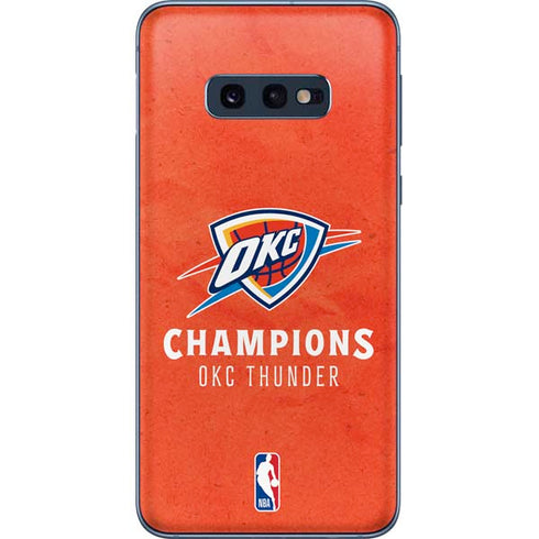 2025 NBA Champions Oklahoma City Thunder Galaxy S10e Skin