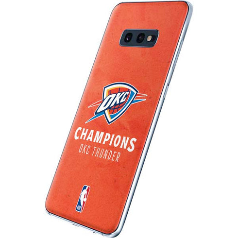 2025 NBA Champions Oklahoma City Thunder Galaxy S10e Skin