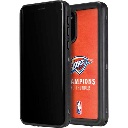 2025 NBA Champions Oklahoma City Thunder Galaxy S20 Plus Waterproof Case