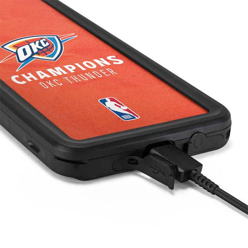 2025 NBA Champions Oklahoma City Thunder Galaxy S20 Plus Waterproof Case
