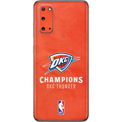 2025 NBA Champions Oklahoma City Thunder Galaxy S20 Skin