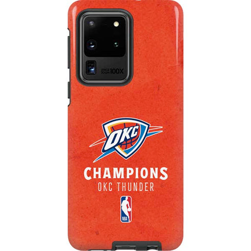 2025 NBA Champions Oklahoma City Thunder Galaxy S20 Ultra 5G Pro Case
