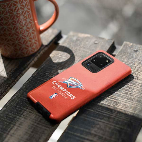 2025 NBA Champions Oklahoma City Thunder Galaxy S20 Ultra 5G Pro Case