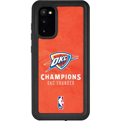 2025 NBA Champions Oklahoma City Thunder Galaxy S20 Waterproof Case
