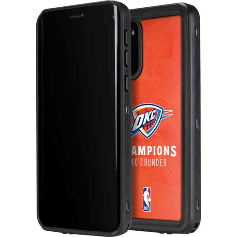 2025 NBA Champions Oklahoma City Thunder Galaxy S20 Waterproof Case