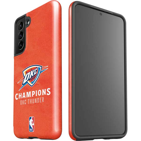 2025 NBA Champions Oklahoma City Thunder Galaxy S21 5G Pro Case