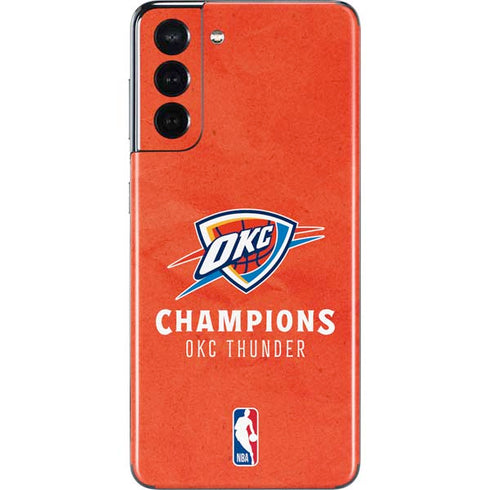 2025 NBA Champions Oklahoma City Thunder Galaxy S21 5G Skin