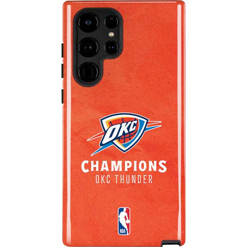 2025 NBA Champions Oklahoma City Thunder Galaxy S22 Ultra Pro Case