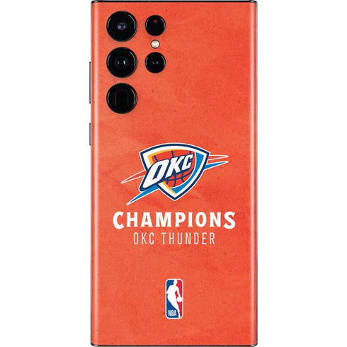 2025 NBA Champions Oklahoma City Thunder Galaxy S22 Ultra Skin