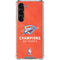 2025 NBA Champions Oklahoma City Thunder Galaxy S23 Clear Case