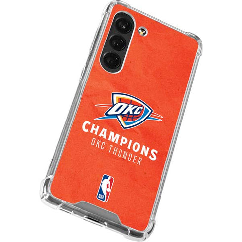 2025 NBA Champions Oklahoma City Thunder Galaxy S23 Clear Case