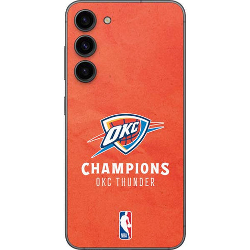 2025 NBA Champions Oklahoma City Thunder Galaxy S23 Plus Skin