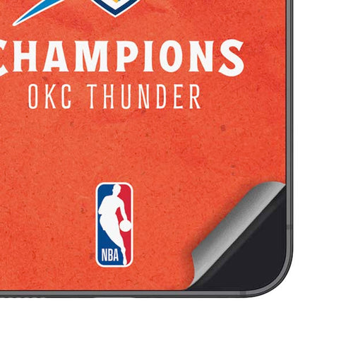 2025 NBA Champions Oklahoma City Thunder Galaxy S23 Plus Skin