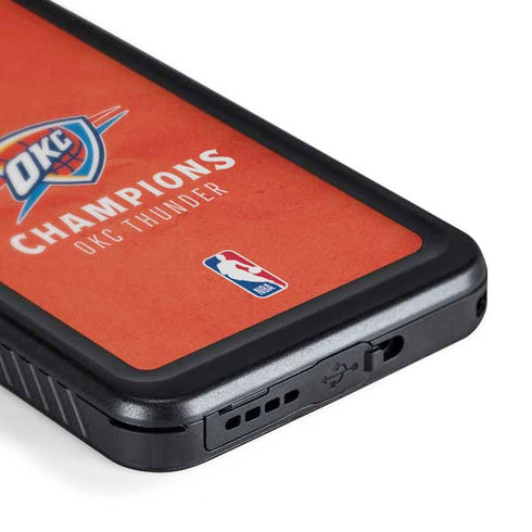 2025 NBA Champions Oklahoma City Thunder Galaxy S23 Plus Waterproof Case