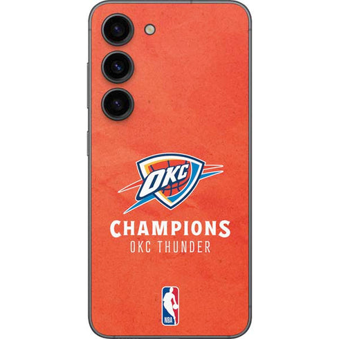 2025 NBA Champions Oklahoma City Thunder Galaxy S23 Skin
