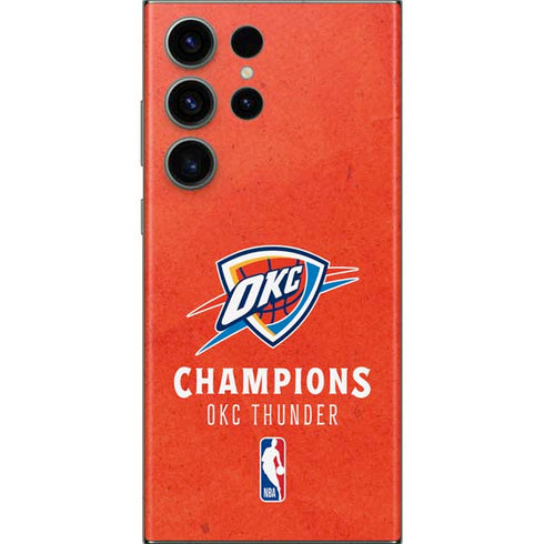 2025 NBA Champions Oklahoma City Thunder Galaxy S23 Ultra Skin