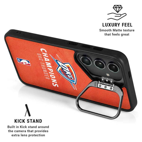 2025 NBA Champions Oklahoma City Thunder Galaxy S24 Kickstand Case