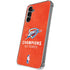 2025 NBA Champions Oklahoma City Thunder Galaxy S24 Plus Clear Case